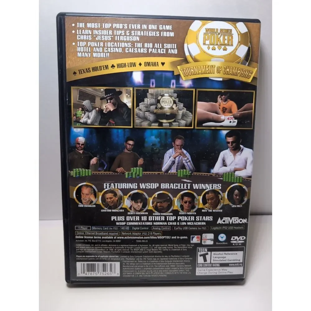 World Series of Poker: Tournament of Champions (Sony PlayStation 2, 2006)‎